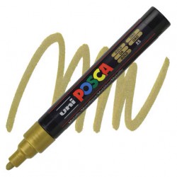 ΜΑΡΚΑΔΟΡΟΣ POSCA PC-5M ΧΡΥΣΟ